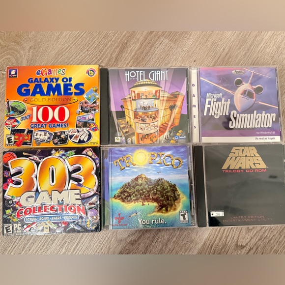 Lot Of6 Pc Games